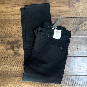 J Crew Vintage Slim Straight Black 27P